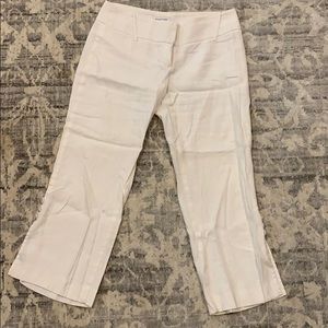 Bebe cropped linen pants